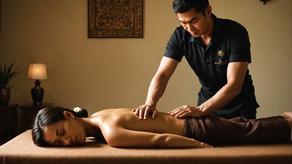 Thai massage at terre des sens: relieve stress and muscle tension